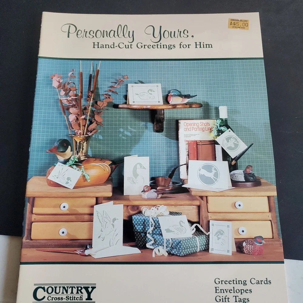 Lot Of 10 Vintage Country Cross Stitch Leaflets Multiple Brands Country Themed